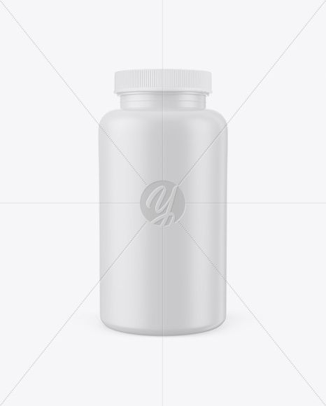 Matte Plastic Bottle Mockup PSD #3