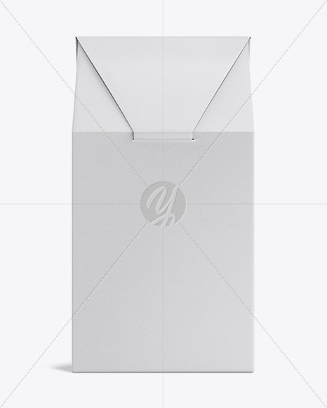 Matte Paper Box Mockup   Front View PSD #3