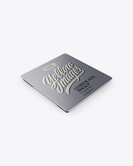 Download Matte Bathroom Scales Mockup - Half Side View - Glossy ... Yellowimages Mockups