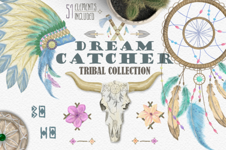 Dreamcatcher Tribal Set