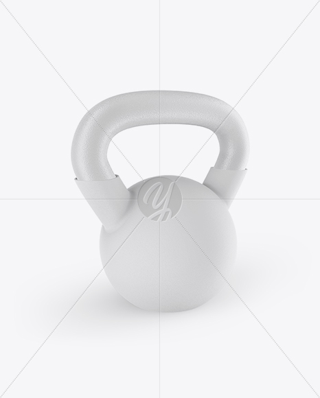 Matte Vinyl Coated Cast Iron Weight Mockup   Half Side View PSD #3