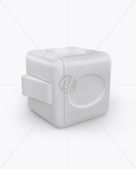 Fidget Cube Mockup Half Side View PSD #3