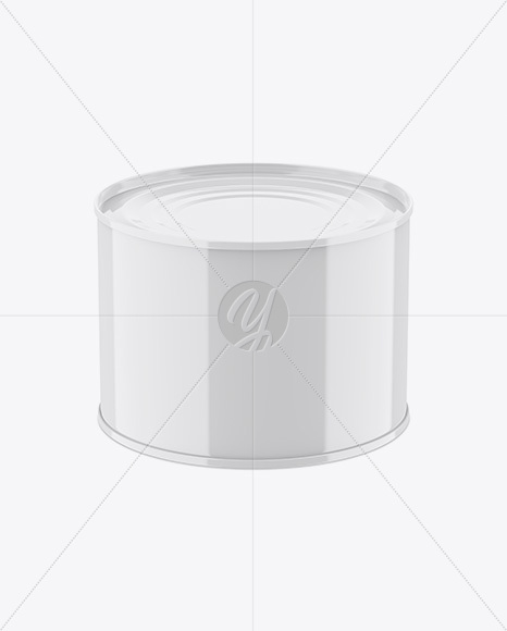 Free Glossy Paint Can Mockup - High-Angle Shot PSD Mockups