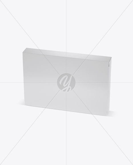 Download Textured Paper Box Mockup - Half Side View (High-Angle ... Yellowimages Mockups