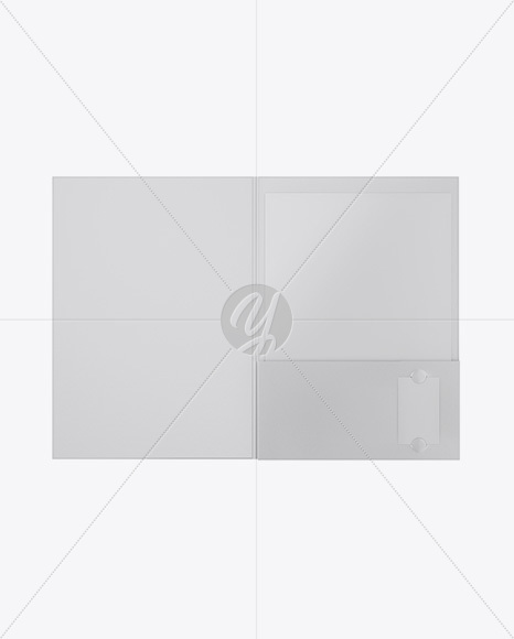 Download Kraft Folder with Papers Mockup PSD