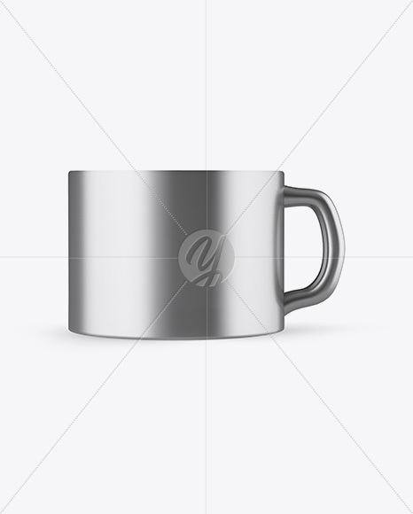 Matte Metallic Mug Mockup PSD #3
