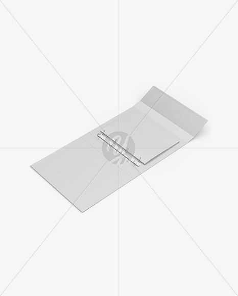 Download Free Folder With Brochures Mockup Half Side View In Stationery PSD Mockups