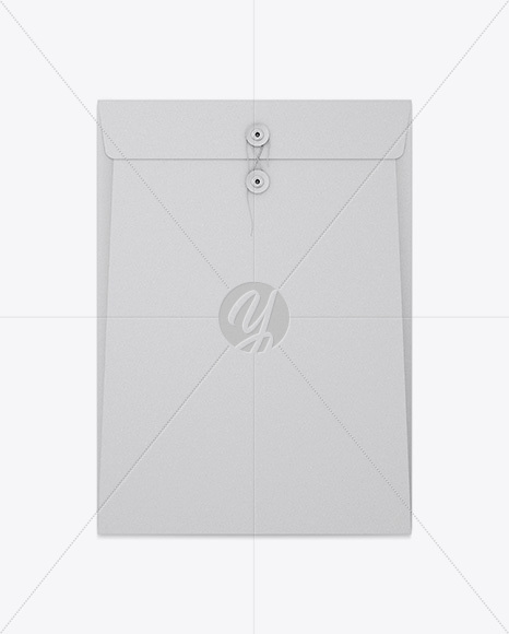 Kraft Envelope With String Closure Mockup PSD #3