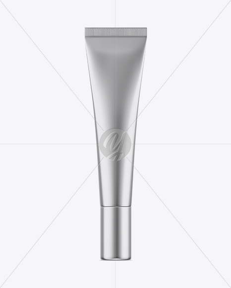 Metallic Tube Mockup   Front View PSD #3