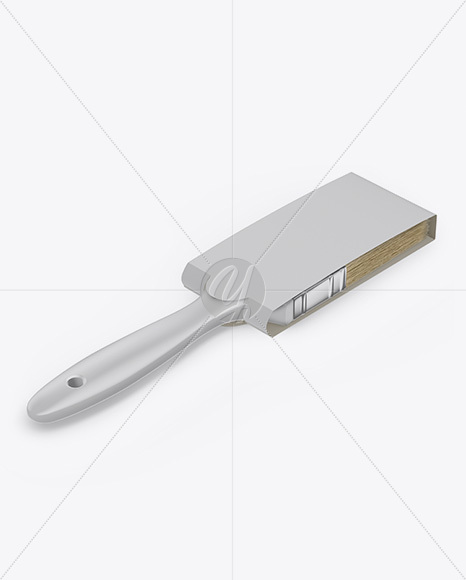 Download Brush With Matte Grip & Paper Label Mockup - Half Side ... Yellowimages Mockups