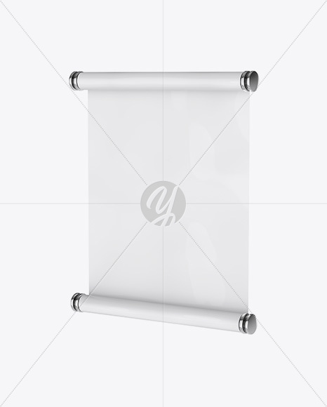 Paper Scroll   Half Side View PSD #3