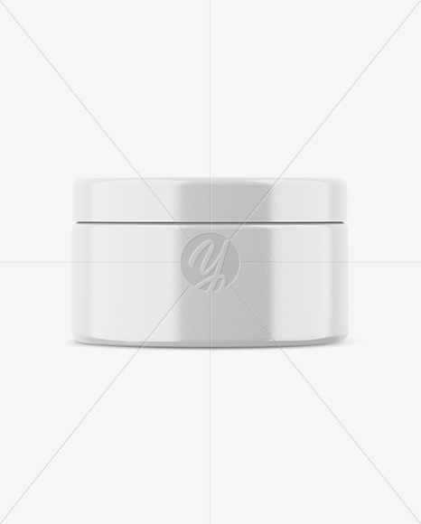 Glossy Plastic Jar Mockup PSD #3