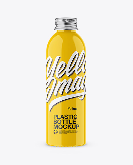 Download Glossy Plastic Bottle Mockup