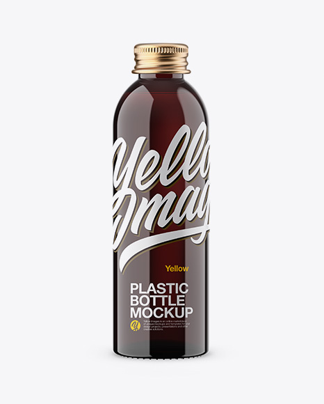 Amber Bottle Mockup