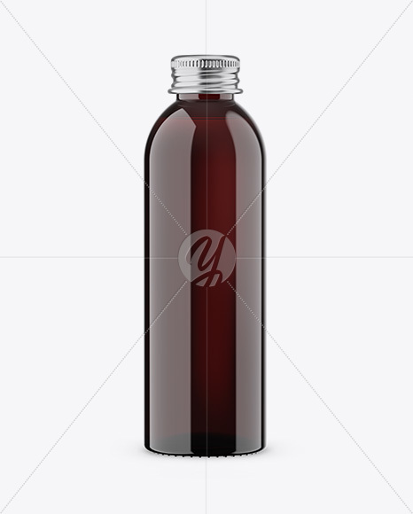 Amber Bottle Mockup PSD #3
