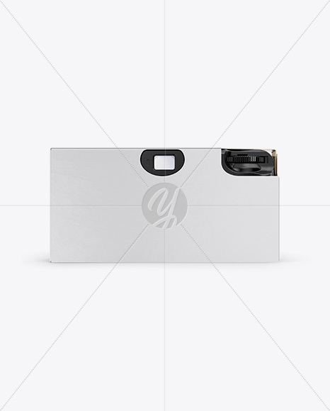 Disposable Camera Mockup   Back View PSD #3