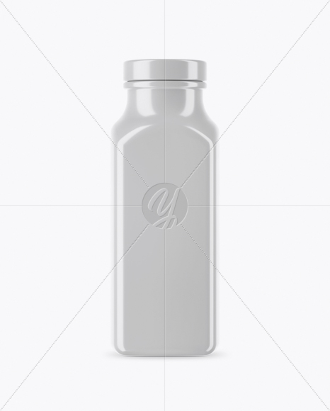 Glossy Drink Bottle Mockup PSD #3