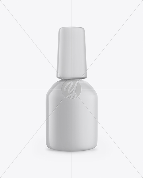 Matte Nail Polish Bottle Mockup   Front View PSD #3