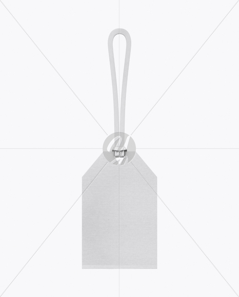Paper Label With Rope Mockup PSD #3