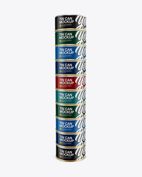 Download 5oz Cans Mockup - Front View