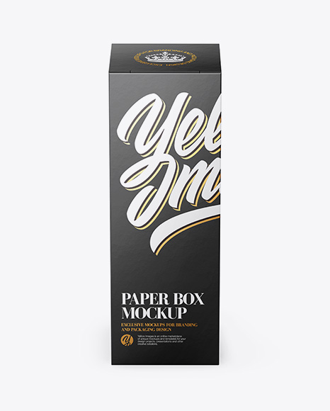 Download Paper Box Mockup - Half Side View - Paper Box Mockup ... Yellowimages Mockups