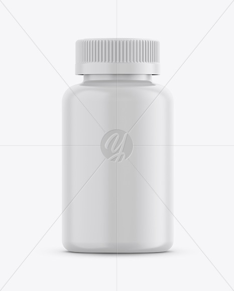 Matte Plastic Bottle Mockup PSD #3
