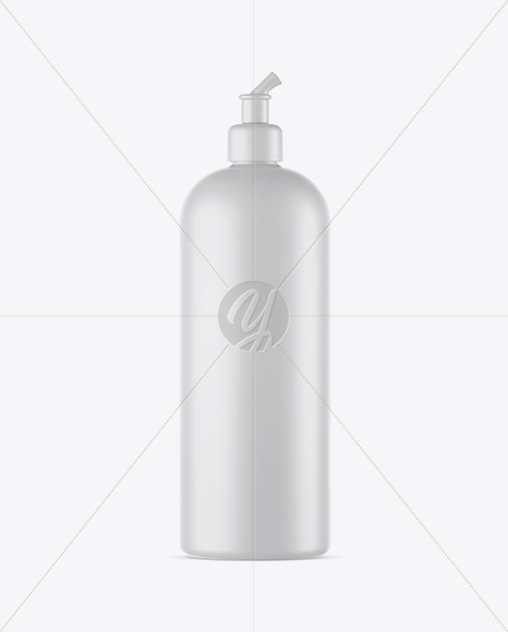 Matte Cosmetic Bottle Mockup PSD #3
