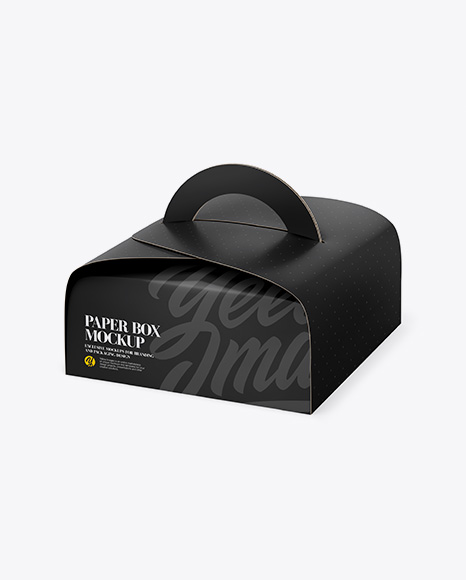 Download Textured Box Mockup - Half Side View (High Angle Shot) in ... Yellowimages Mockups