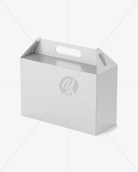 Matte Paper Box Mockup   Half Side View (High Angle Shot) PSD #3