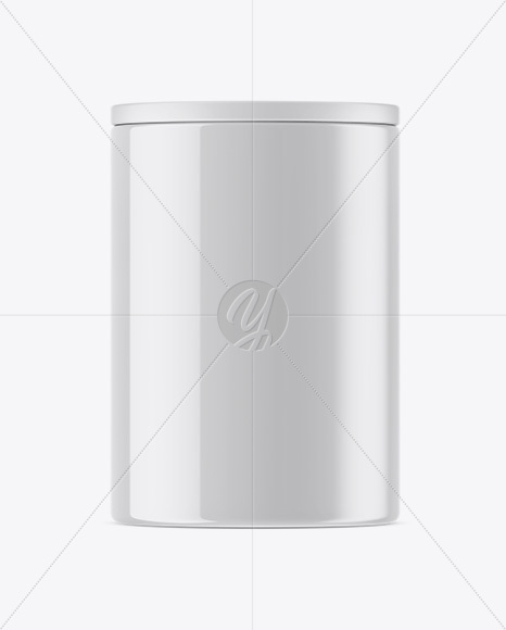Glossy Tea Jar Mockup PSD #3