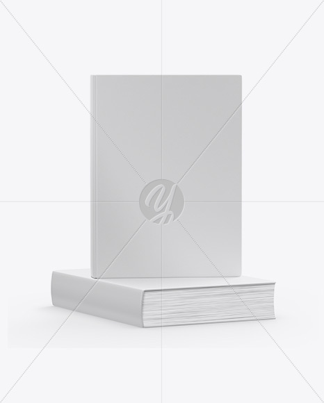 Textured Leather Covered Books Mockup PSD #3