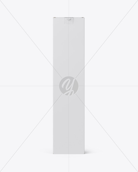 Download Matte Box Mockup - Front View in Box Mockups on Yellow ...