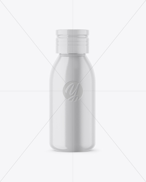 Glossy Bottle Mockup PSD #3