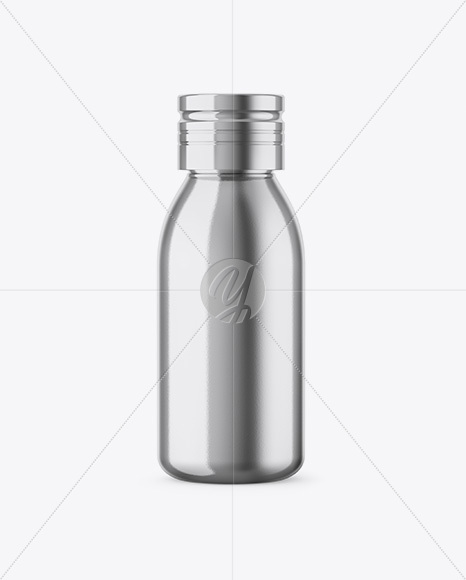 Metallic Bottle Mockup PSD #3