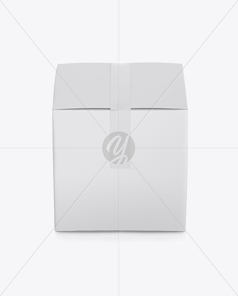 Paper Box Mockup   Side View (High Angle Shot) PSD #3