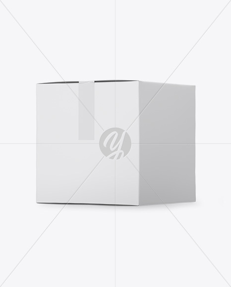 Paper Box Mockup   Side View (High Angle Shot) PSD #3