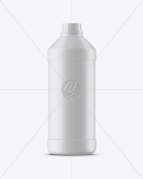 Matte Plastic Bottle Mockup PSD #3