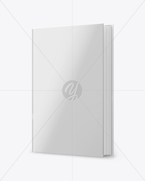 Book w  Glossy Cover Mockup   Half Side View PSD #3