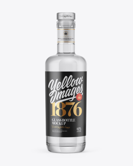 Glass Bottle Mockup