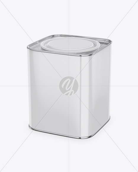 Glossy Tea Box Mockup   Half Side View PSD #3