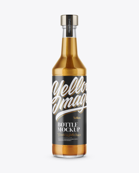 Glass Bottle Mockup
