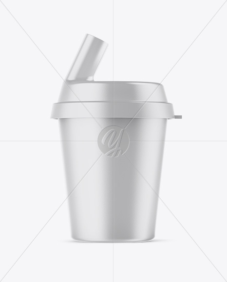 Matte Pill Swallowing Cup Mockup PSD #3