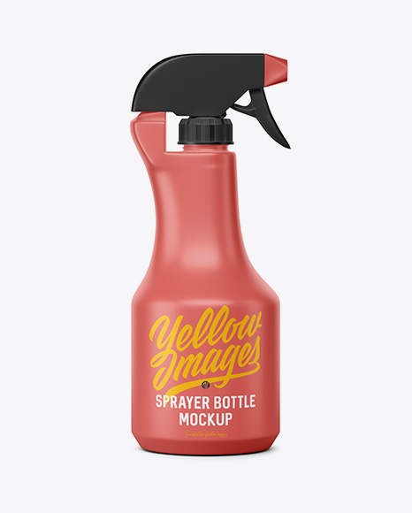 Download Matte Sprayer Bottle Mockup