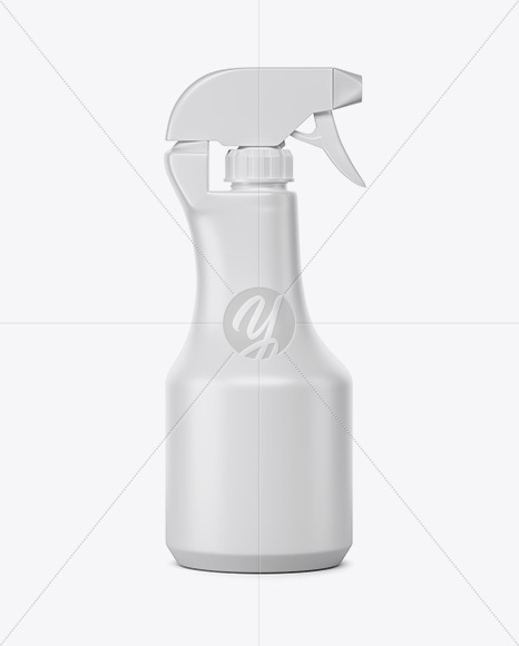 Matte Sprayer Bottle Mockup PSD #3