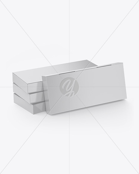 4 Glossy Boxes Mockup PSD #3