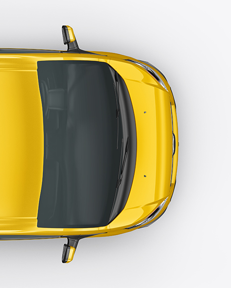 Panel Van Mockup - Top View