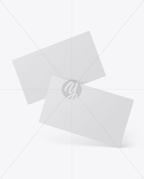 Two Business Cards Mockup PSD #3