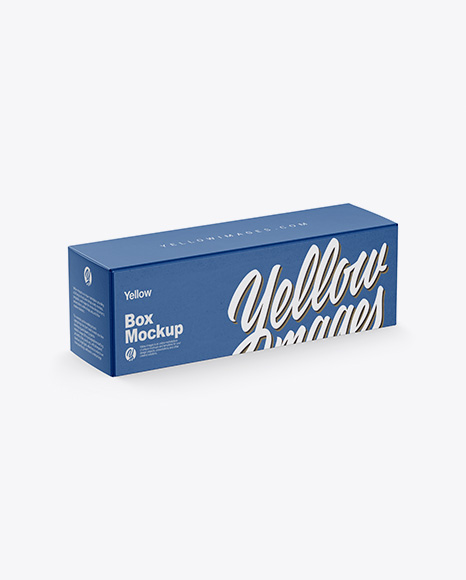 Download Textured Box Mockup - Half Side View (High-Angle Shot ... Yellowimages Mockups