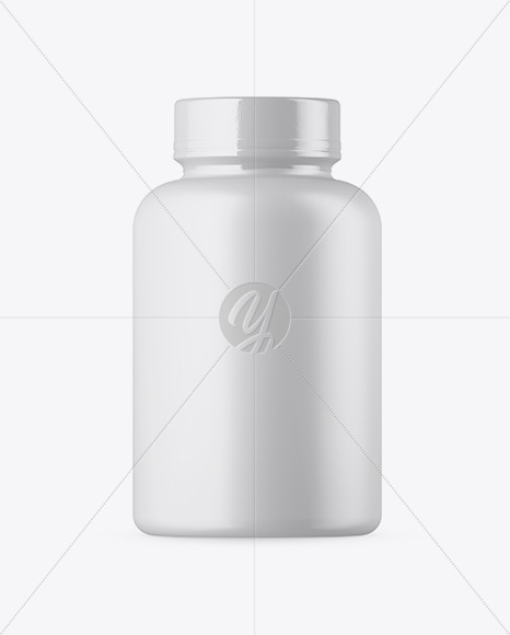 Matte Pills Bottle Mockup PSD #3