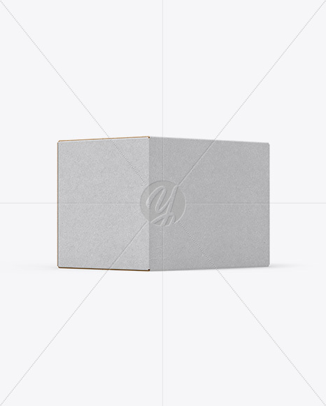 Kraft Box Mockup PSD #3
